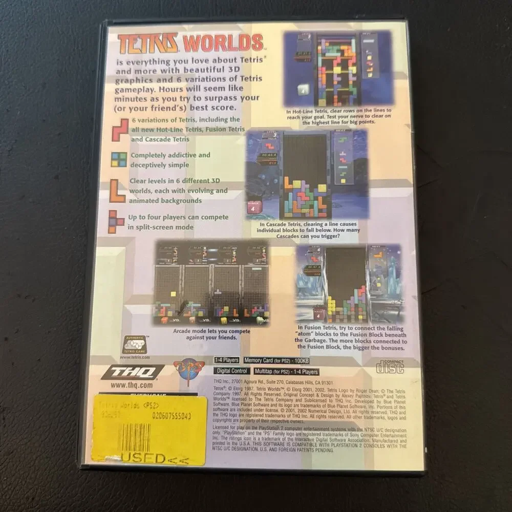 Tetris Worlds‎ (PS2, 2002) CIB